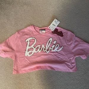 Barbie Collection Crop Tee- Zara